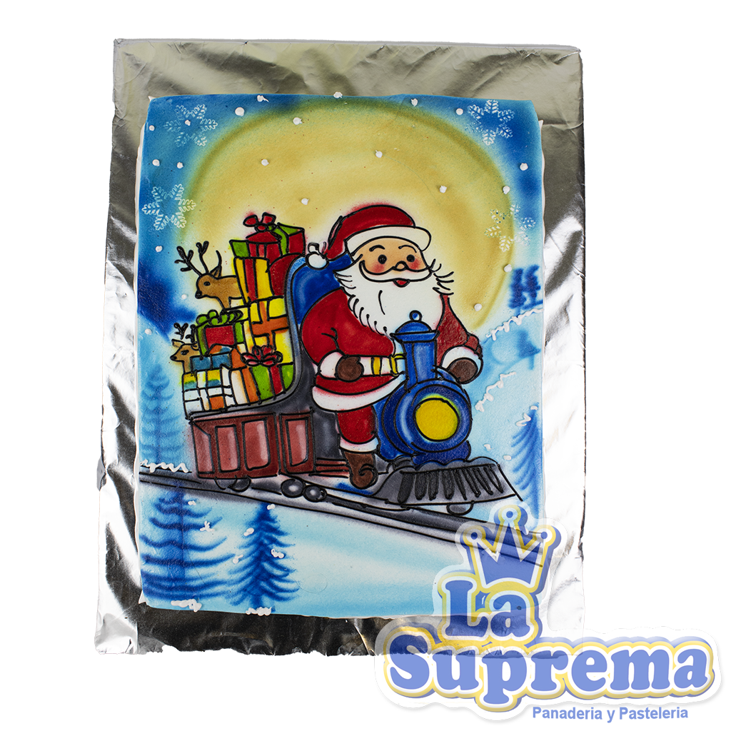 Santa En ferrocarril