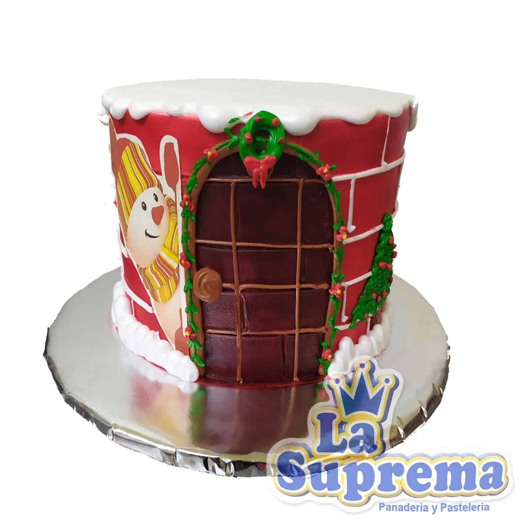 Mono De Nieve Con Puerta