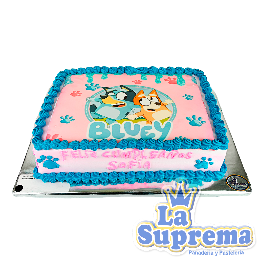 Bluey y su hermana oblea