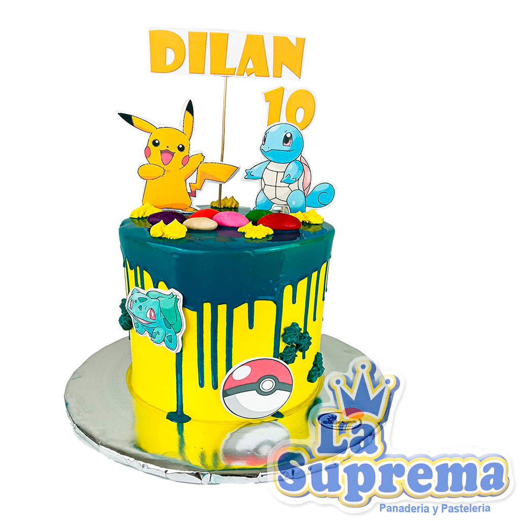 Pikach, squirtle y bulbasour