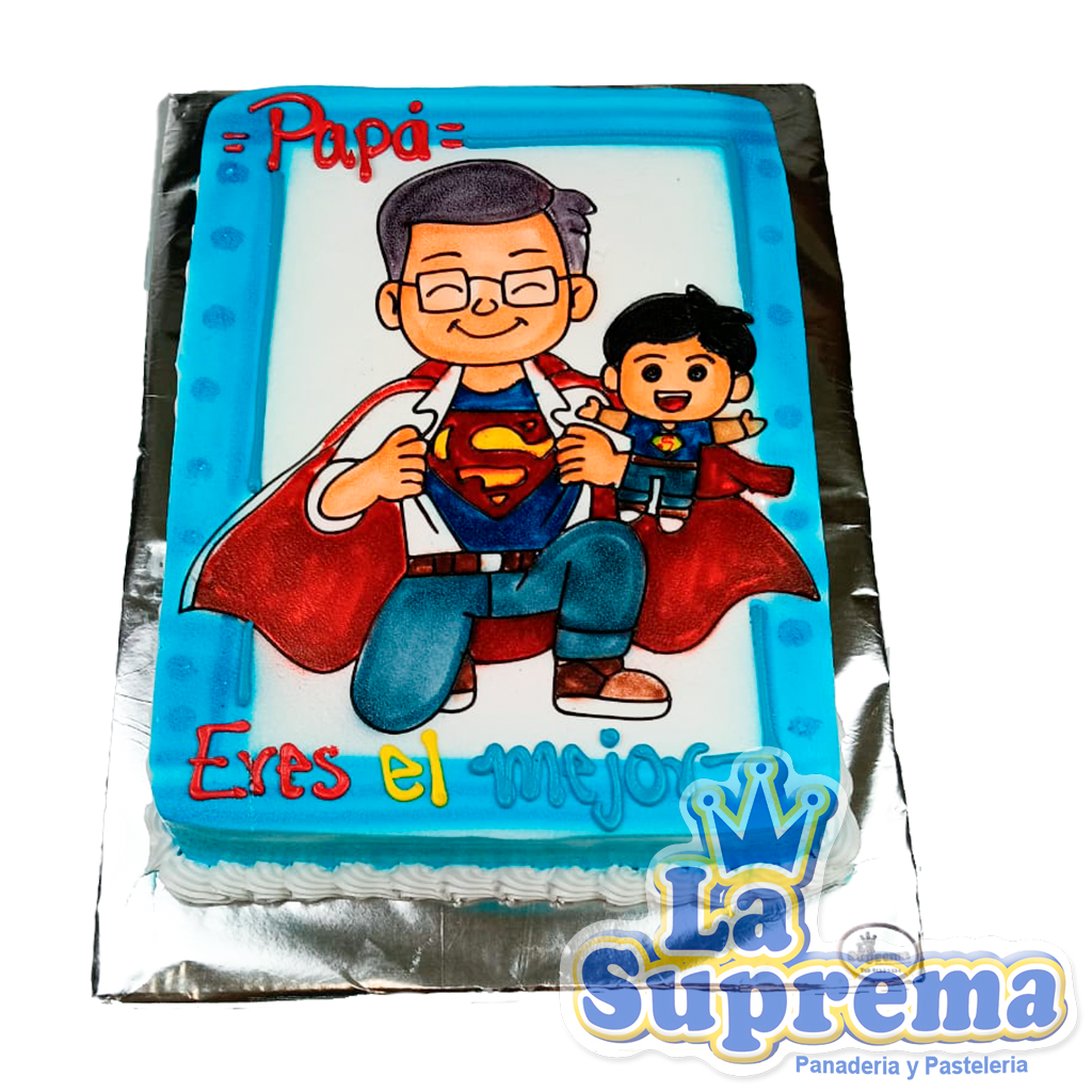 Super papá e hijo