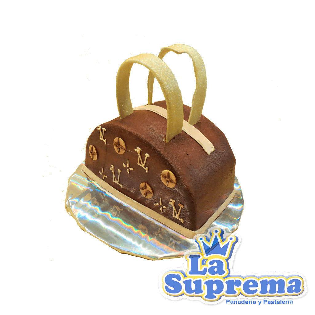 Louis Vuitton purse cake/pastel en forma de bolsa Louis Vuitton