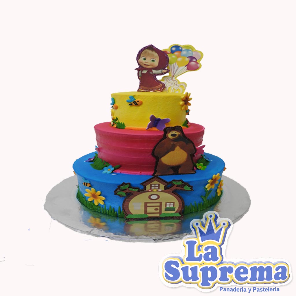 Marsha y el oso tres capas