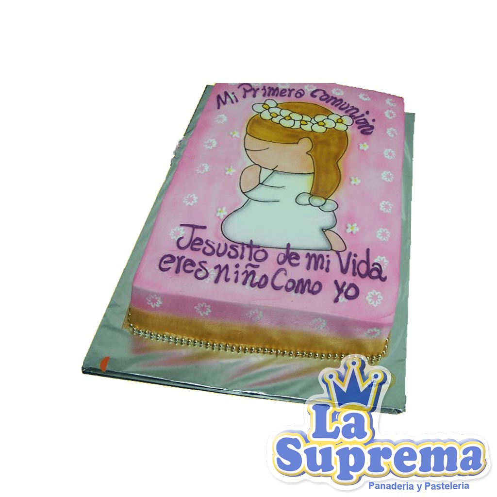 Niña Rezando Mi Confirmación