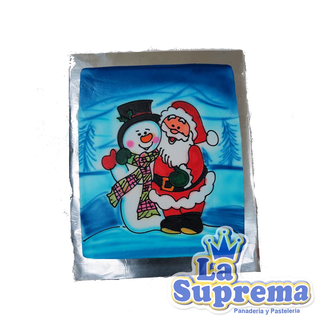 Santa y Mono de Nieve